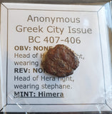 #o336# Anonymous Sicilian Greek coin from Himera, 407-406 BC