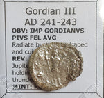 #j172# Roman silver Antoninianus coin of Gordian III from 241-243 AD