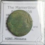 #o003# Anonymous Sicilian Greek coin from Messana (The Mamertinoi), 211-208 BC