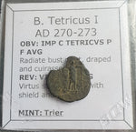 #o005# Roman barbarous issue coin of Tetricus I from 270-280 AD