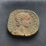 #N602# Roman bronze Sestertius coin of Julia Mamaea from 228 AD