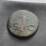 #N937# Roman Ae As coin of Claudius I from 41-42 AD