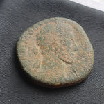 #N791# Roman bronze AE Sestertius coin of Commodus from 190 AD