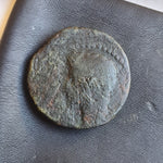 #K118# Roman provincial bronze coin of Augustus from BC 27-14 AD (Spain)