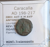 #M913# Roman provincial bronze coin of Caracalla, minted between 197-217 AD