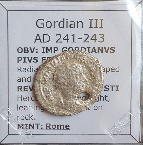 #o301b# Roman silver Antoninianus coin of Gordian III from 239-240 AD