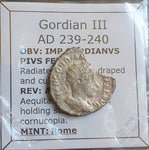 #o298# Roman silver denarius coin of Gordian III from 239-240 AD