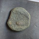 #o252# Anonymous Iberian Greek City Issue Bronze coin of Carmo from 80-50 BC
