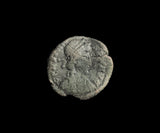 #L111# Roman Bronze coin issued by Constans from 347-348 AD
