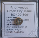 #L752# Anonymous Bronze Greek city issue coin from Neandria 400-300 BC