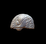 #M780# Roman Silver Denarius coin of Faustina II from 161-175 AD