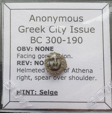 #M433# Anonymous Greek City Issue silver coin from Selge, 300-190 BC