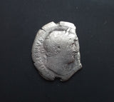 #K841# Roman silver denarius coin of Hadrian from 119-125 AD