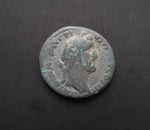 #M924# Roman limes denarius coin Antoninus Pius 141 AD