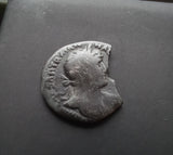 #M956# Roman silver denarius coin of Hadrian from 119-122 AD