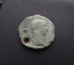 #M964# Roman limes denarius coin of Trajan from 114-117 AD