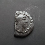 #N032# Roman silver denarius coin of Lucius Verus from 161 AD