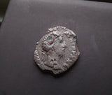 #N020# Roman silver fouree denarius coin of Marcus Aurelius from 170-171 AD