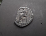 #N021# Roman silver denarius coin of Commodus from 186 AD