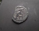 #N021# Roman silver denarius coin of Commodus from 186 AD