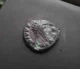 #N018# Roman silver fouree denarius coin of Lucius Verus from 169 AD