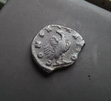 #N018# Roman silver fouree denarius coin of Lucius Verus from 169 AD