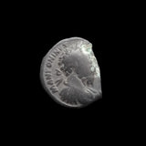 #N022# Roman limes denarius coin of Marcus Aurelius from 173 AD