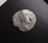 #N066# Roman silver denarius coin of Commodus from 190 AD