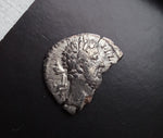 #N068# Roman silver denarius coin of Commodus from 188-189 AD