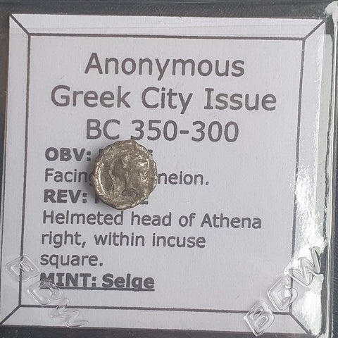 #K987# Anonymous Greek City Issue silver coin from Selge, 300-190 BC