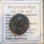 #M894# Roman provincial bronze coin Antoninus Pius. 138-161 AD (Anchialus)