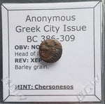 #L625# Anonymous Greek city issue bronze coin from Chersonesos 386-309 BC