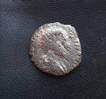 #N174# Roman silver denarius coin of Caracalla from 198 AD