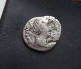 #N132# Roman silver denarius coin of Faustina I from 146-161 AD