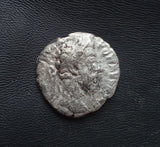 #N179# Roman silver denarius coin of Commodus from 183-184 AD