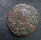 #M225# Byzantine Follis coin of Basil II from 1020-1028 AD (Constantinople)