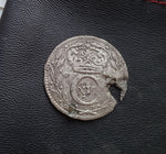 #K971# Swedish silver 1 Öre coin of Karl XII from 1701 AD