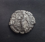 #N137# Roman silver denarius coin of Faustina II from 147-150 AD