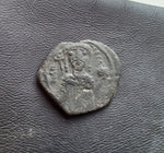 #M162# Byzantine Half Tetarteron coin of Manuel I from 1152-1160 AD