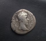 #N140# Roman silver denarius coin of Lucius Verus from 167-168 AD