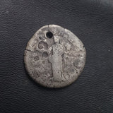 #N141# Roman silver denarius coin of Lucius Verus from 161 AD