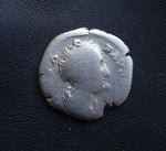 #N134# Roman silver denarius of Faustina I from 148-161 AD