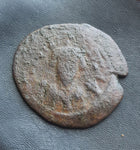 #L930# Byzantine Follis coin of Phocas from 602-610 AD