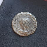 #N196# Roman silver denarius coin of Elagabalus from 221 AD