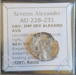 #N086# Roman silver denarius coin of Severus Alexander from 228-231 AD