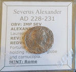 #N193# Roman silver fouree denarius coin of Severus Alexander from 228-231 AD