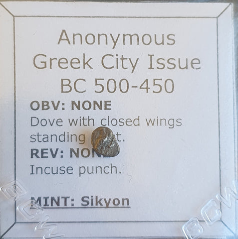 #N225# Anonymous silver Greek city issue coin from Sikyon 500-450 BC