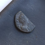 #M946# Roman silver denarius coin of Faustina II from 148-161 AD