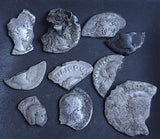 #N01# Ex-dealers lot of 10 Ancient silver Roman coins from 77-260 AD