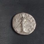 #N253# Roman silver denarius coin of Faustina I from 148-161 AD